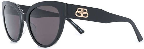 Balenciaga Eyewear Zonnebril met kattenoog montuur Zwart
