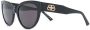 Balenciaga Eyewear Zonnebril met kattenoog montuur Zwart - Thumbnail 2
