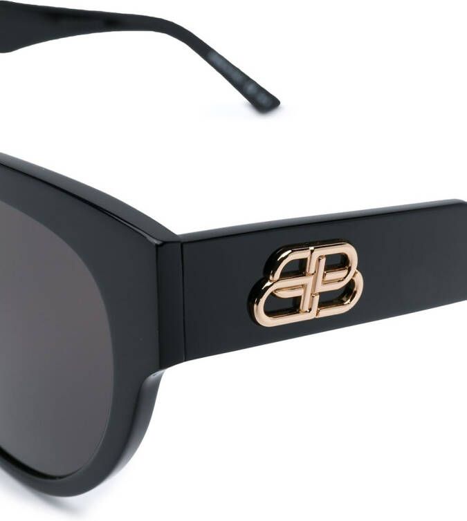 Balenciaga Eyewear Zonnebril met kattenoog montuur Zwart