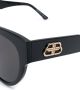 Balenciaga Eyewear Zonnebril met kattenoog montuur Zwart - Thumbnail 3