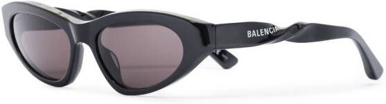 Balenciaga Eyewear Zonnebril met logoprint Zwart