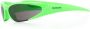 Balenciaga Eyewear Zonnebril met ovaal montuur Groen - Thumbnail 2