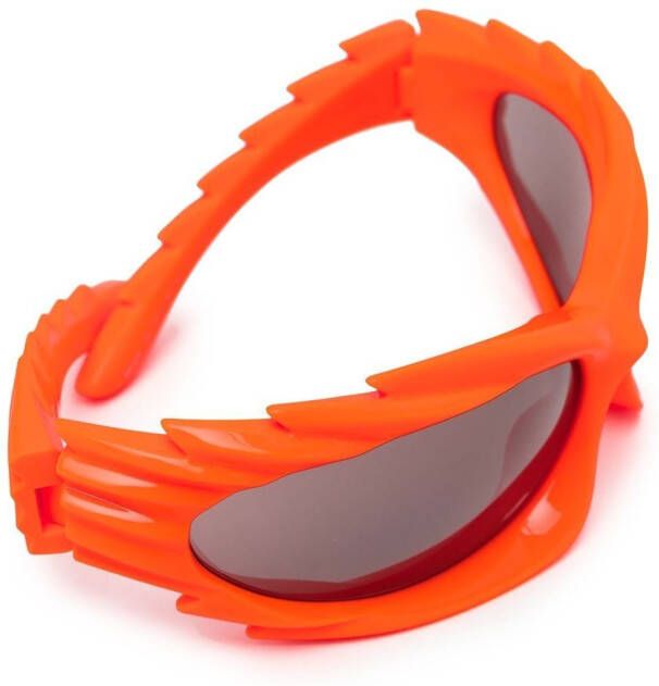 Balenciaga Eyewear Zonnebril met ovaal montuur Oranje