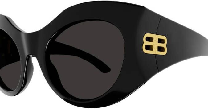 Balenciaga Eyewear Zonnebril met oversized montuur Zwart