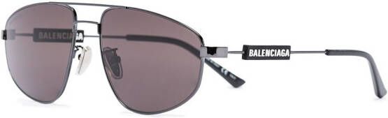 Balenciaga Eyewear Zonnebril met piloten montuur Zwart