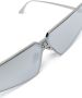 Balenciaga Eyewear Zonnebril met rechthoekig montuur Zilver - Thumbnail 3