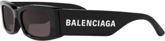 Balenciaga Eyewear Zonnebril met rechthoekig montuur Zwart