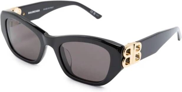 Balenciaga Eyewear Zonnebril met rechthoekig montuur Zwart