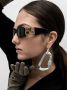 Balenciaga Eyewear Dynasty zonnebril met rechthoekig montuur Zwart - Thumbnail 2