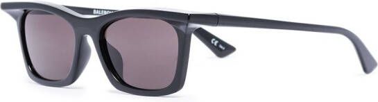 Balenciaga Eyewear Zonnebril met rechthoekig montuur Zwart