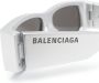 Balenciaga Eyewear Zonnebril met vierkant montuur Zilver - Thumbnail 3