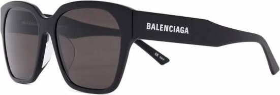 Balenciaga Eyewear Zonnebril met vierkant montuur Zwart