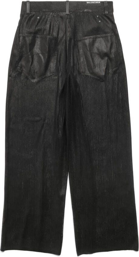Balenciaga Flared broek Zwart