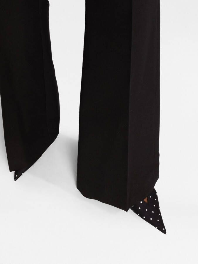 Balenciaga Flared pantalon Zwart
