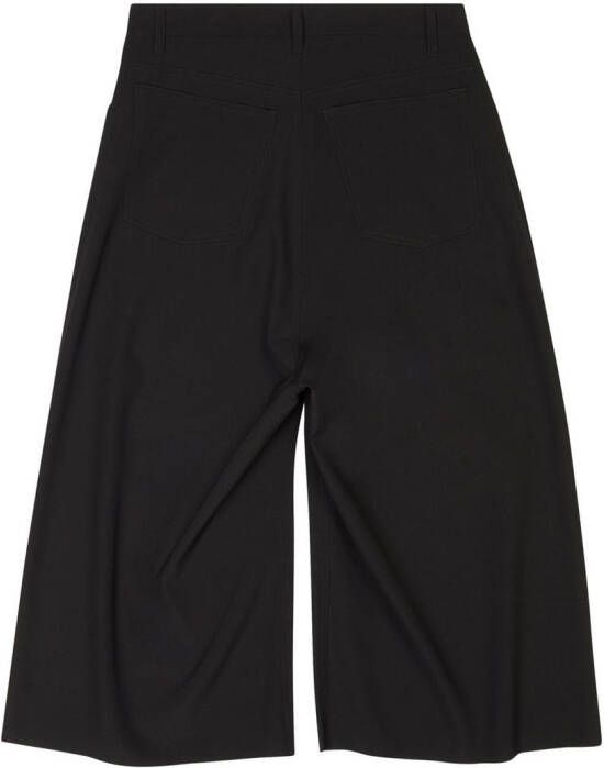 Balenciaga Flared shorts Zwart