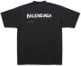 Balenciaga Gerafeld T-shirt Zwart - Thumbnail 2
