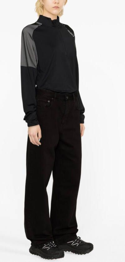 Balenciaga High waist straight jeans Zwart