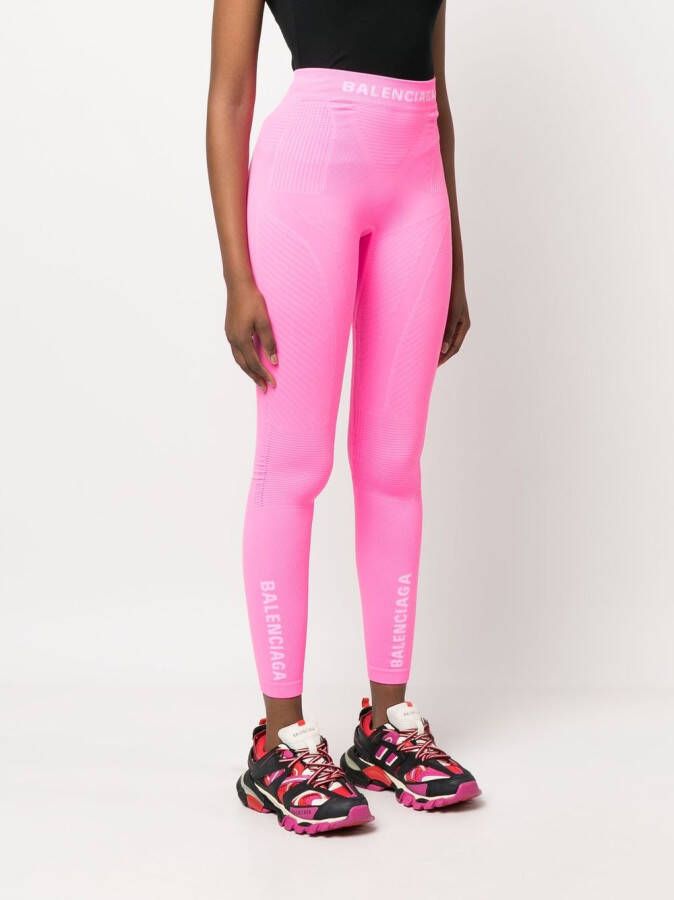 Balenciaga High waist legging Roze