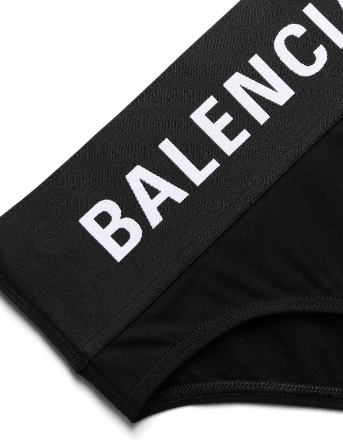 Balenciaga High waist slip Zwart