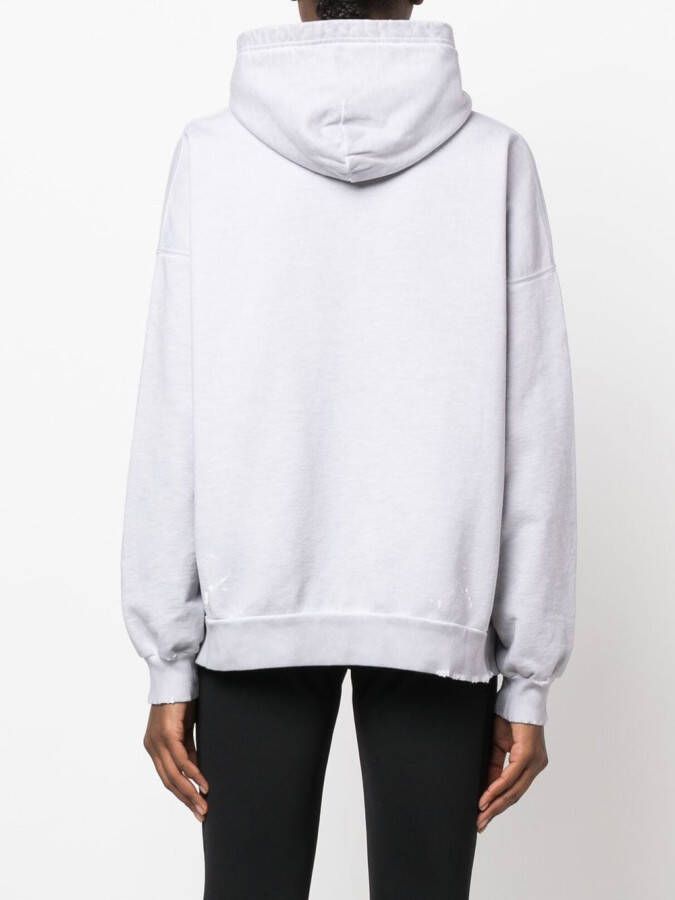 Balenciaga Hoodie met logoprint Grijs