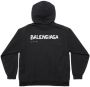 Balenciaga Hoodie met logo Zwart - Thumbnail 2