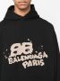 Balenciaga Hoodie met logoprint Zwart - Thumbnail 5