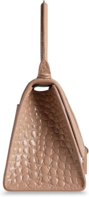 Balenciaga Hourglass kleine shopper Beige