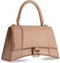 Balenciaga Hourglass kleine shopper Beige - Thumbnail 4