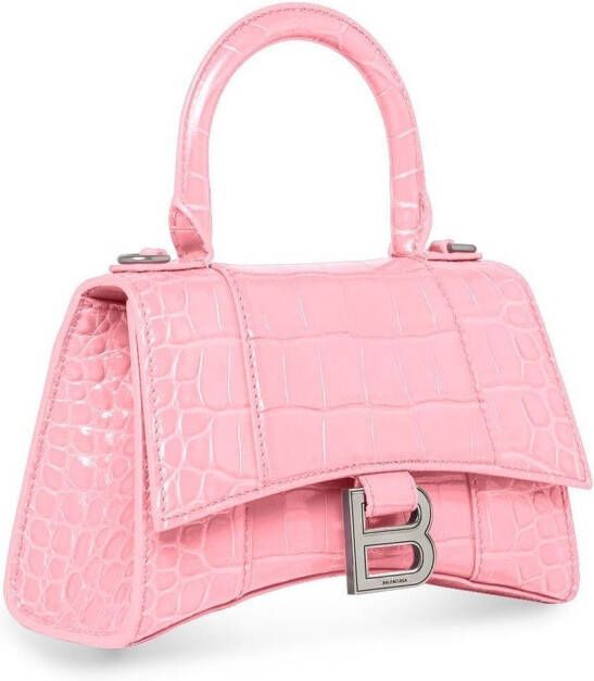 Balenciaga Hourglass kleine shopper Roze