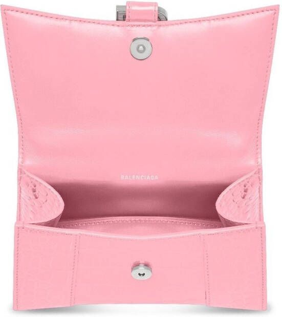 Balenciaga Hourglass kleine shopper Roze