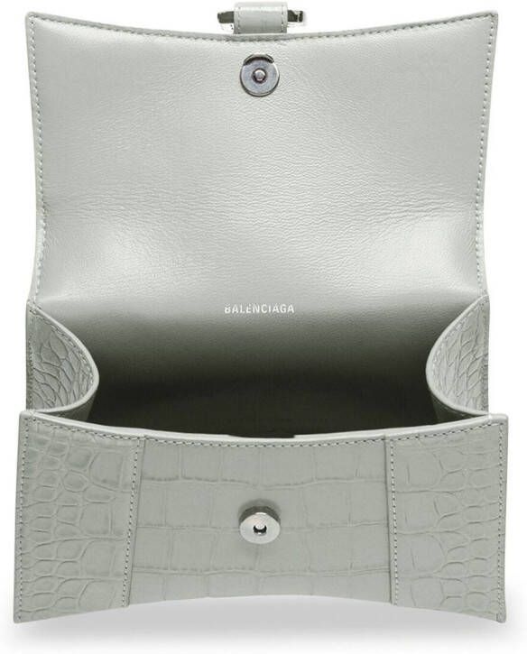 Balenciaga Hourglass kleine shopper Grijs
