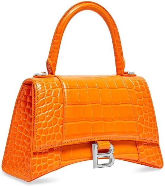 Balenciaga Hourglass kleine shopper Oranje