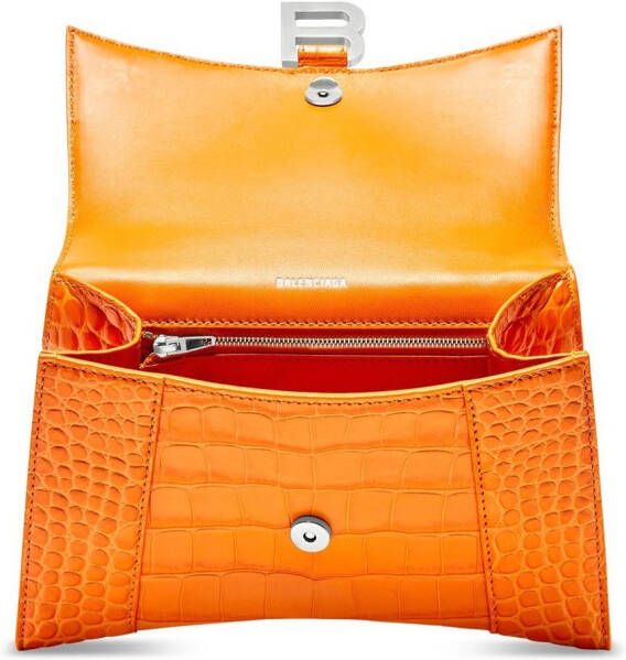 Balenciaga Hourglass kleine shopper Oranje