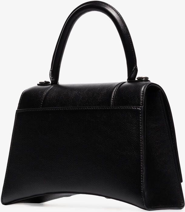 Balenciaga Hourglass leren schoudertas Zwart