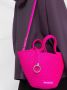 Balenciaga Ibiza shopper met logopatch Roze - Thumbnail 3
