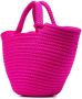 Balenciaga Ibiza shopper met logopatch Roze - Thumbnail 4