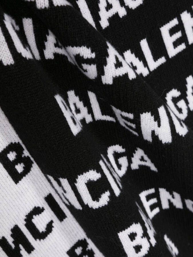 Balenciaga Intarsia sjaal Zwart