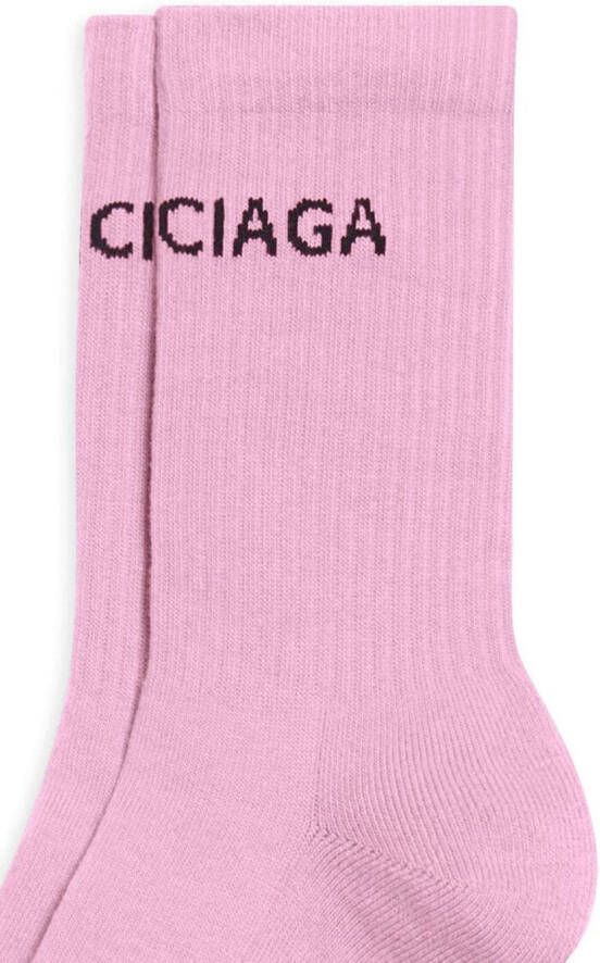 Balenciaga Intarsia sokken Roze