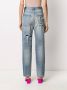 Balenciaga Jeans met gerafeld detail Blauw - Thumbnail 4