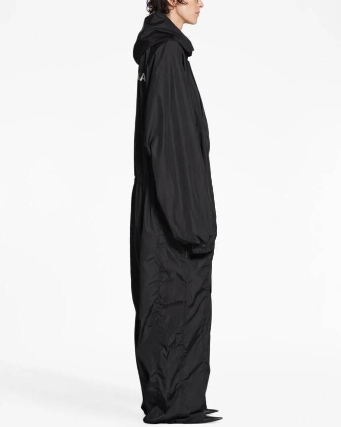 Balenciaga Jumpsuit met capuchon Zwart