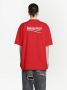 Balenciaga Katoenen T-shirt Rood - Thumbnail 4