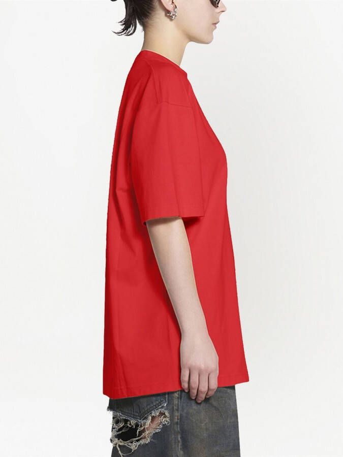 Balenciaga Katoenen T-shirt Rood