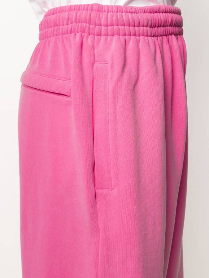 Balenciaga Katoenen trainingsbroek Roze