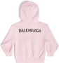 Balenciaga Kids Katoenen hoodie Roze - Thumbnail 2