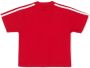 Balenciaga Kids T-shirt met zijstreep Rood - Thumbnail 2