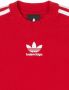 Balenciaga Kids T-shirt met zijstreep Rood - Thumbnail 3