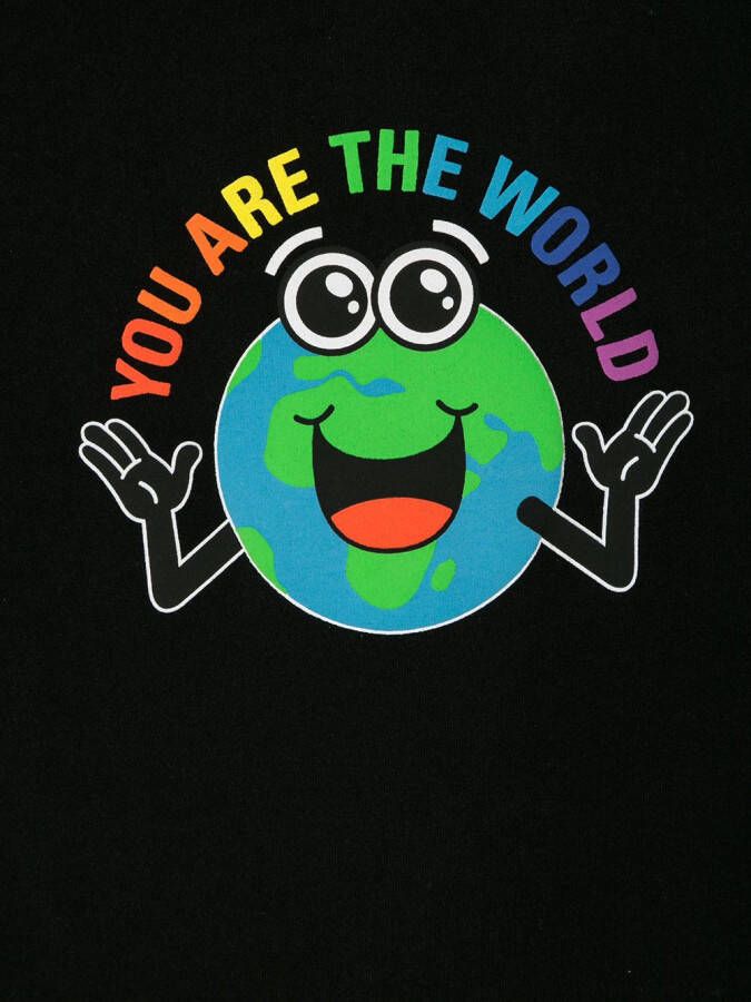 Balenciaga Kids You Are The World T-shirt Zwart