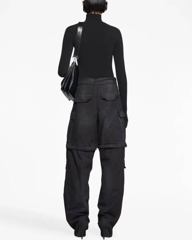 Balenciaga Knife cargo broek Zwart