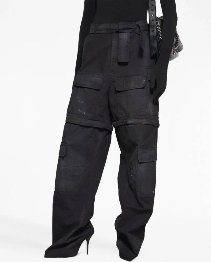 Balenciaga Knife cargo broek Zwart