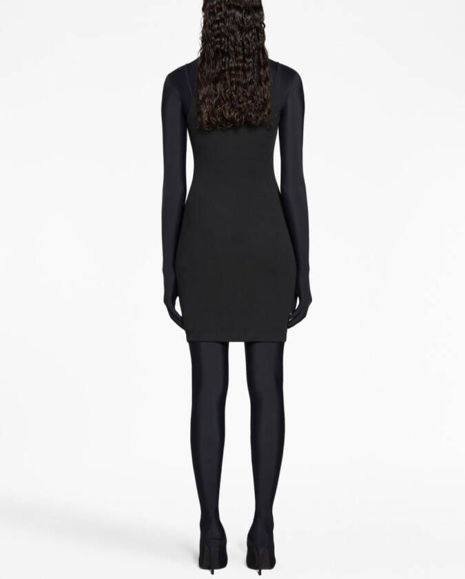 Balenciaga Geribde mini-jurk Zwart